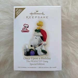Hallmark Peanuts Ornament Snoopy and Woodstock
